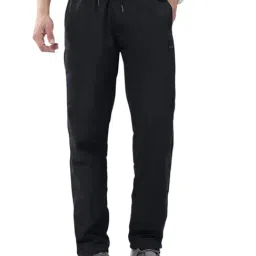 Monte Carlo Black Solid Regular Fit Trackpants-picture-37