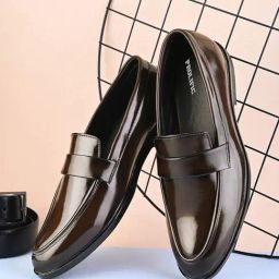 Prolific Men's Brown Formal Loafers-image-77