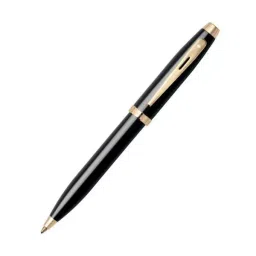 Sheaffer 100 A 9322 Black with Gold Trim Ball Pen with A5 Notebook, WP24206 image 2