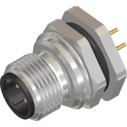 RS PRO Circular Connector 4 Contacts Rear Mount M12 Connector Plug, 2017219-10