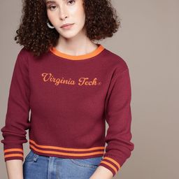 Roadster Typography Crop Pullover-image-103