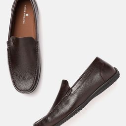 Louis Philippe Men Leather Driving Shoes-image-31