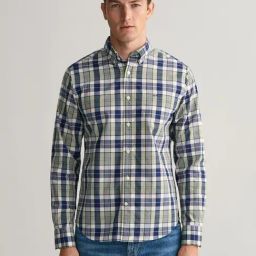 GANT Multicolor Regular Fit Check Cotton Shirt-picture-0