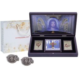 INTERNATIONAL GIFT Silver-Toned Religious Idol Showpiece-picture-44