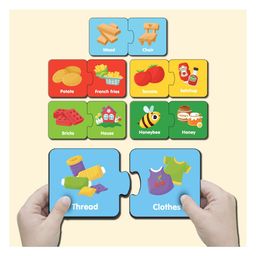 Yay Play How it Made 2 Piece Wooden Jigsaw Puzzle (Series 1)For Kids 2+ Years - Set of 12 wooden puzzle-20