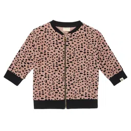 Turtledove London Organic Cotton Knit Full Sleeves Printed Sweatshirt - Brown-picture-45