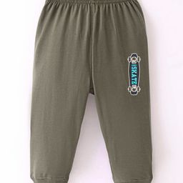 Doreme Single Jersey Knit Full Length Lounge Pants With Skateboard Print - Tan-picture-25