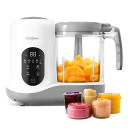 Baybee Blenzy 5-in-1 Electric Baby Food Processor for Baby Food Maker with Steamer, Chopper & Grinder | Portable Baby Food Blender with Self Cleans & Touch Screen Control | Blender for Baby Food Puree-0