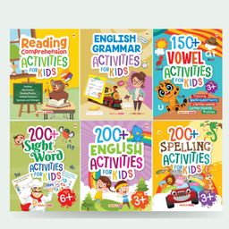 Complete Primary English Grammar Workbook Set (Set of 6 Books)- English-10