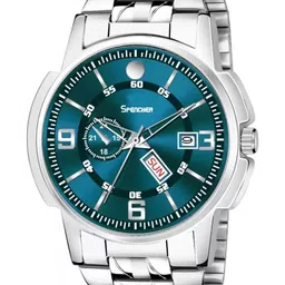 SPENCHER Men Brass Dial & Stainless Steel Straps Analogue Multi Function Watch SMW 440-67