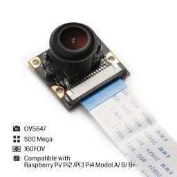 Raspberry Pi Fisheye Camera 5MP Wide Angle Camera 160° 15-Pin Pi Camera MIPI Interface Raspberry Pi Camera for Raspberry Pi 2/3/4/B/B+/Zero/W/2W - RP206Raspberry Pi Fisheye Camera 5MP Wide Angle Camera 160° 15-Pin Pi Camera MIPI Interface Raspberry Pi Camera for Raspberry Pi 2/3/4/B/B+/Zero/W/2W - RP206 image 5