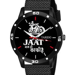 TARIDO Men Printed Bracelet Style Straps Analogue Watch TD_JAAT- BLACK -NL01-JALLY STRAP-image-85