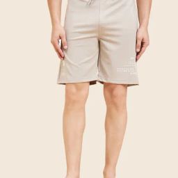 Sweet Dreams Beige Regular Fit Lounge Shorts-image-70
