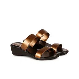 BIG BIRD FOOTWEAR PU Wedge Sandals with Buckles-picture-36