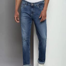 Tommy Hilfiger Blue Cotton Slim Fit Jeans-image-94