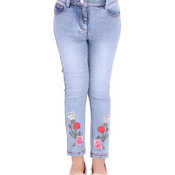 Cutecumber Kids Blue Washed Jeans-image-93