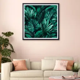 999store Green Leaves Printed Canvas Painting-image-11