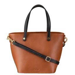 Mai Soli Grace Tan Solid Medium Tote Handbag-image-36