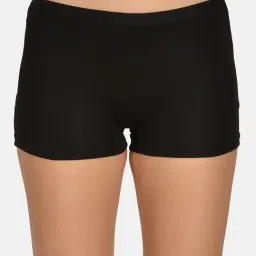 Mod & Shy Black Cotton Boyshorts Panty-image-26