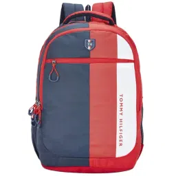 Tommy Hilfiger Fernando 34 Ltrs Navy & Red Medium Backpack-image-19