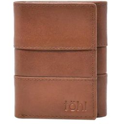 Tohl Lille Tan Casual Leather Tri-Fold Wallet for Men-image-29