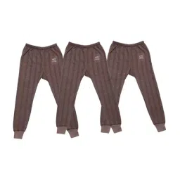 Vimal Jonney Kids Multicolor Mid Rise Joggers - Pack of 3-picture-29