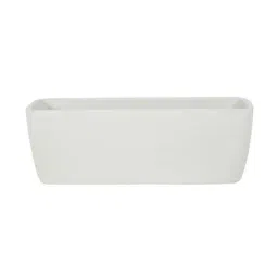 Home4U White Fiber-Glass 10 cm Large Planter Pot - Set of 1-0