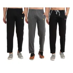 Vimal Jonney Multicolor Cotton Mid Rise Trackpants (Pack of 3)-image-43