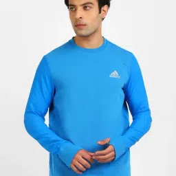 adidas Blue Round Neck Sweatshirt-10