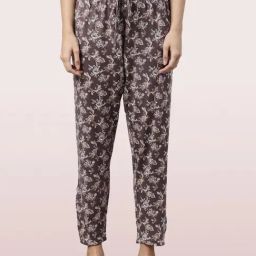 Enamor Brown Printed Pajamas-image-20
