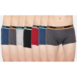 Dollar Bigboss Multicolored Cotton Regular Fit Trunks (Pack of 7)-image-31