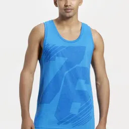 Jockey 9928 Men's Super Combed Cotton Rich Graphic Printed Low Neck Tank Top (Prints May Vary)-image-65