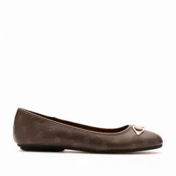 U.S. Polo Assn. Women's Tan Flat Ballets-picture-25