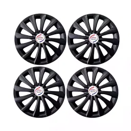 Auto Pearl Car Black Wheel Cover Caps 35.56 cm (14 Inch) Press Type Fitting Compatible with Amaze Type-2-image-47