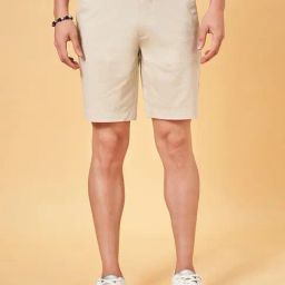 Byford By Pantaloons Autumn Blonde Slim Fit Shorts-picture-48