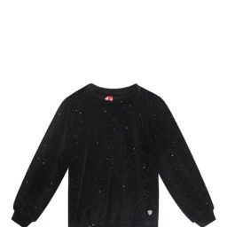 Blue Giraffe Kids Black Printed  Top-image-13