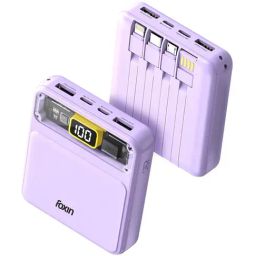 Foxin All-In-One 22.5W 10000 mAh Mag Pro Wireless Power Bank with Digital LED Display (Black)-2