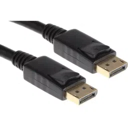 RS PRO PVC Cable Male DisplayPort to Male DisplayPort 1080p 5 m, 1828555-35