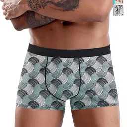 DISPENSER Men Pack Of 3 Printed Breathability TrunksV4-C13-C16-C17-M-40