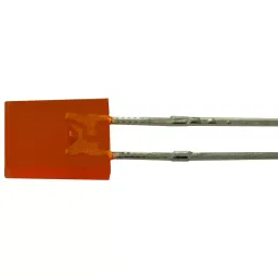 LUMEX LED, AMBER, 5MM X 2MM, 5MCD, 605NM, SSL-LX2573AD. (Pack of 5)-36