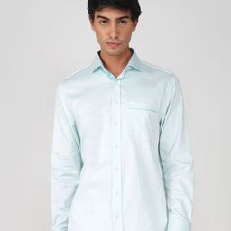 FASHION FORMAL Men Classic Fit Spread Collar Solid Cotton Formal Shirt-image-96