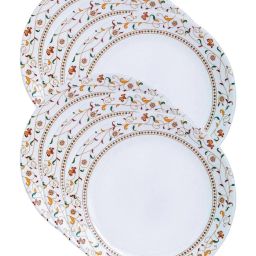 Servewell Filigree Multicolor Melamine Side Plate  - Set of 6 image 2