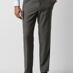 Van Heusen Grey Regular Fit Trousers-image-37