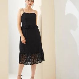 Latin Quarters Black Paisley Dress-picture-22