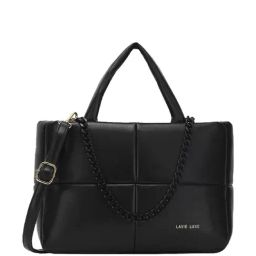 Lavie Luxe Black LX Puff Sm Tote Handbag-picture-15