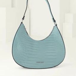 Allen Solly Blue Animal Effect Shoulder Handbag-20