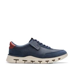 Clarks Men's Nature X One Navy Derby Shoes-image-82