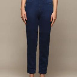 Biba Light Blue Fitted Jeggings-picture-12