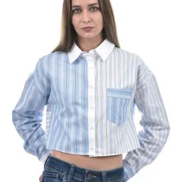 Only Cloud Dancer Regular Fit Striped Shirt-image-57