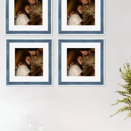 Art Street Synthetic Wood Blue Photo Frame (10 x 10 Inch) - Set of 4-image-95